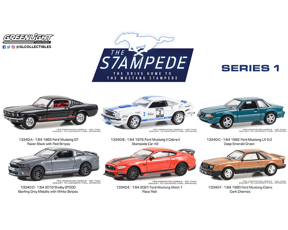 GL SET Mustang Stampede Series - SET of 6