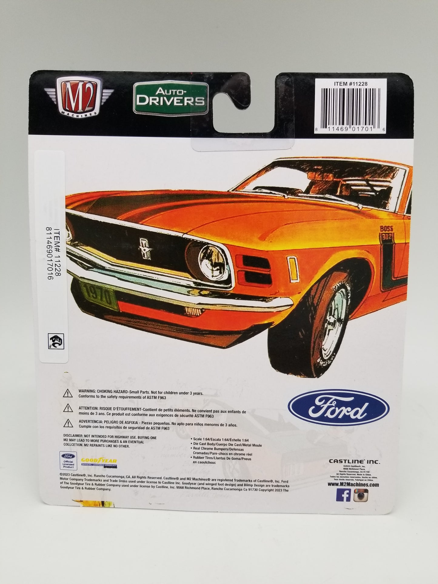 M2 1970 Ford Mustang BOSS 302