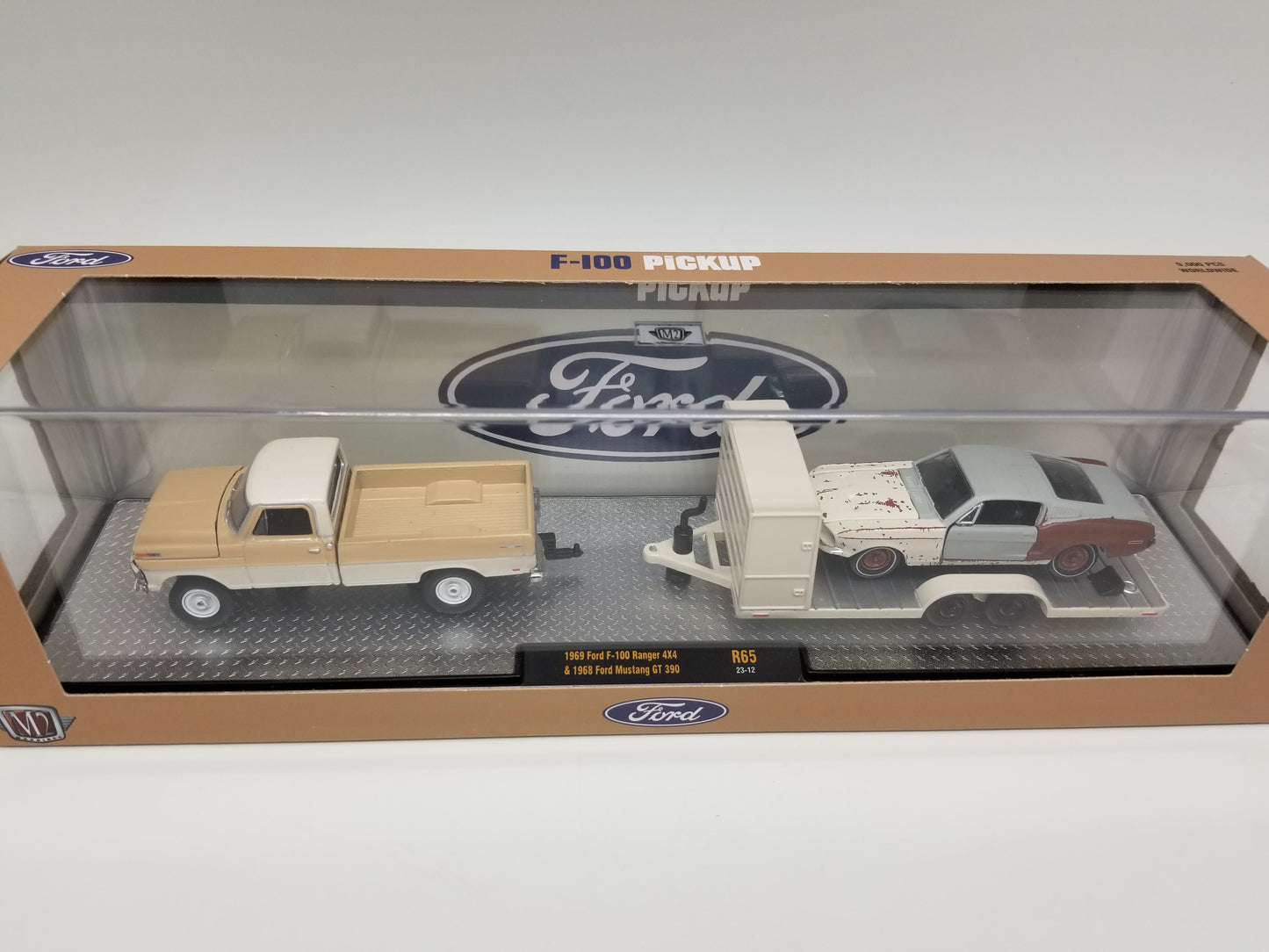 M2 1969 Ford F-100 Ranger 4x4 & 1968 Ford Mustang GT 390 - Auto Hauler