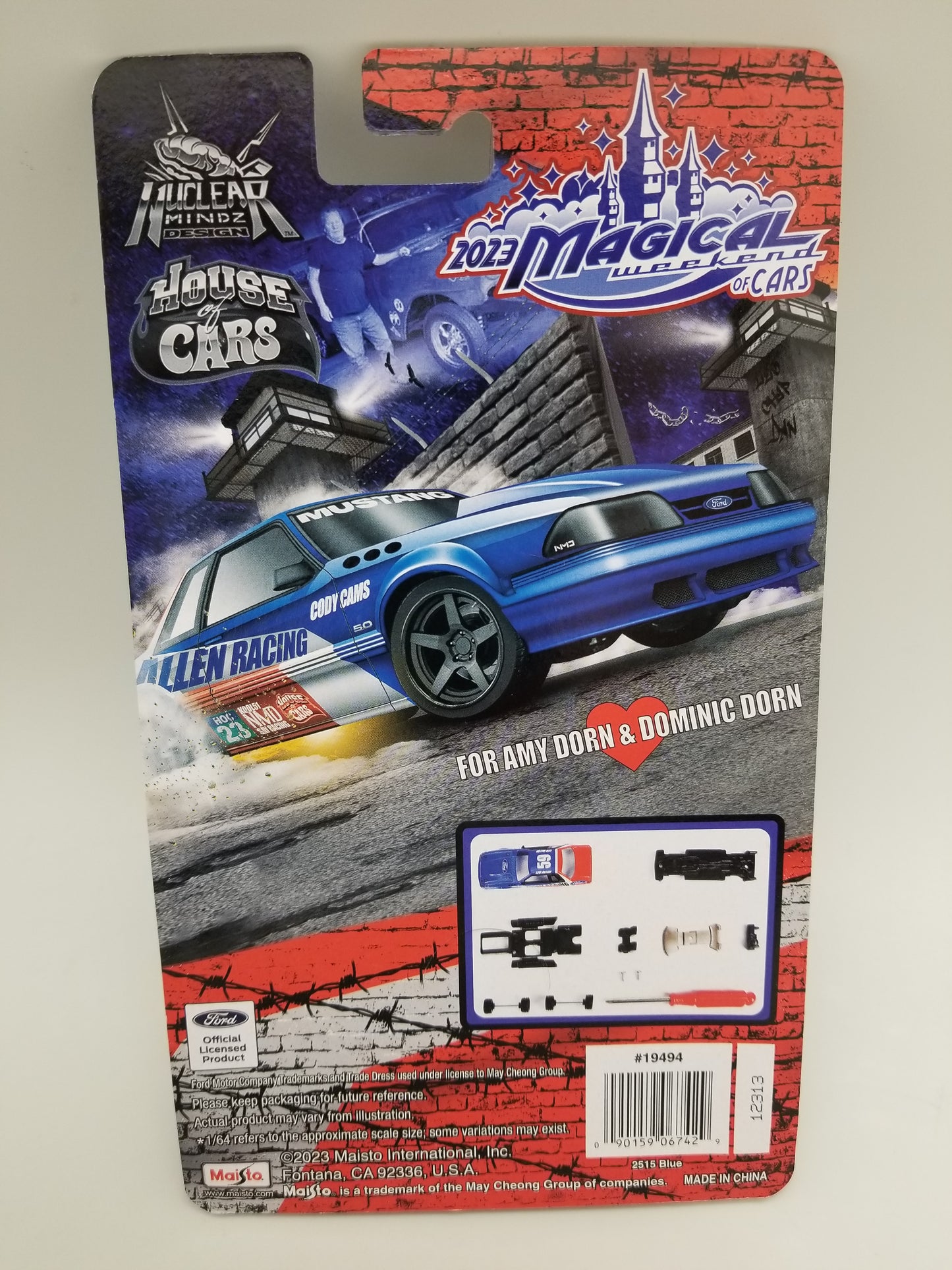 Maisto - *KIT * Mustang 5.0 Outlaw - Magical Weekend of Cars