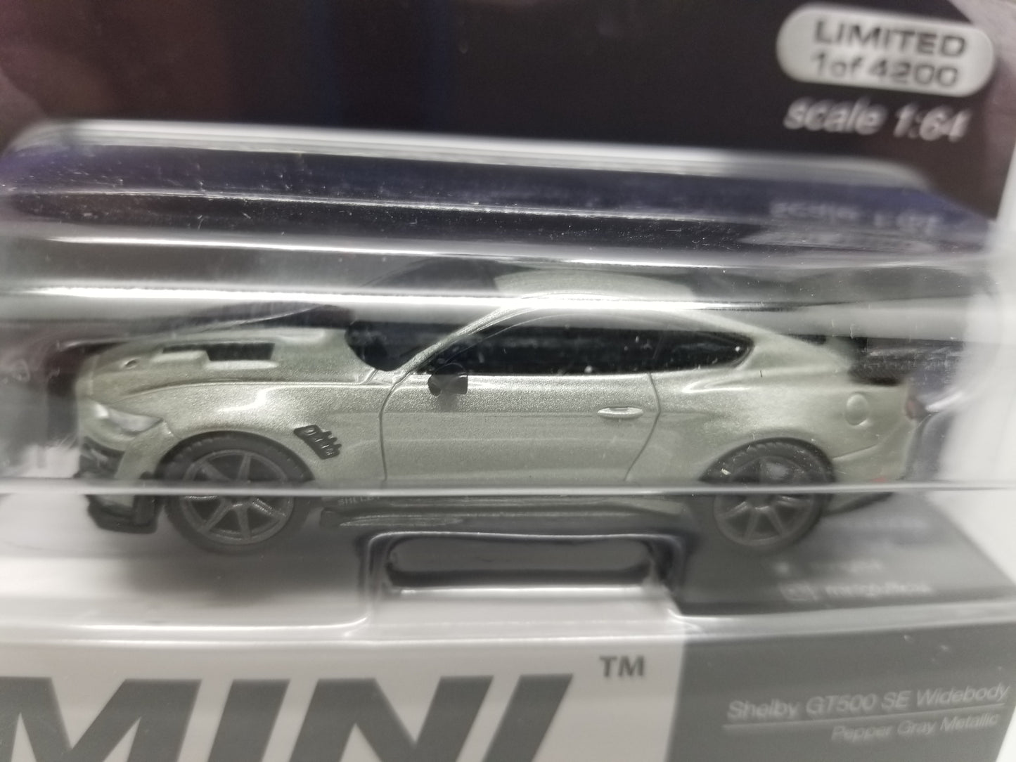 Mini GT 0615 - Shelby GT500 SE Widebody - Pepper Grey Metallic