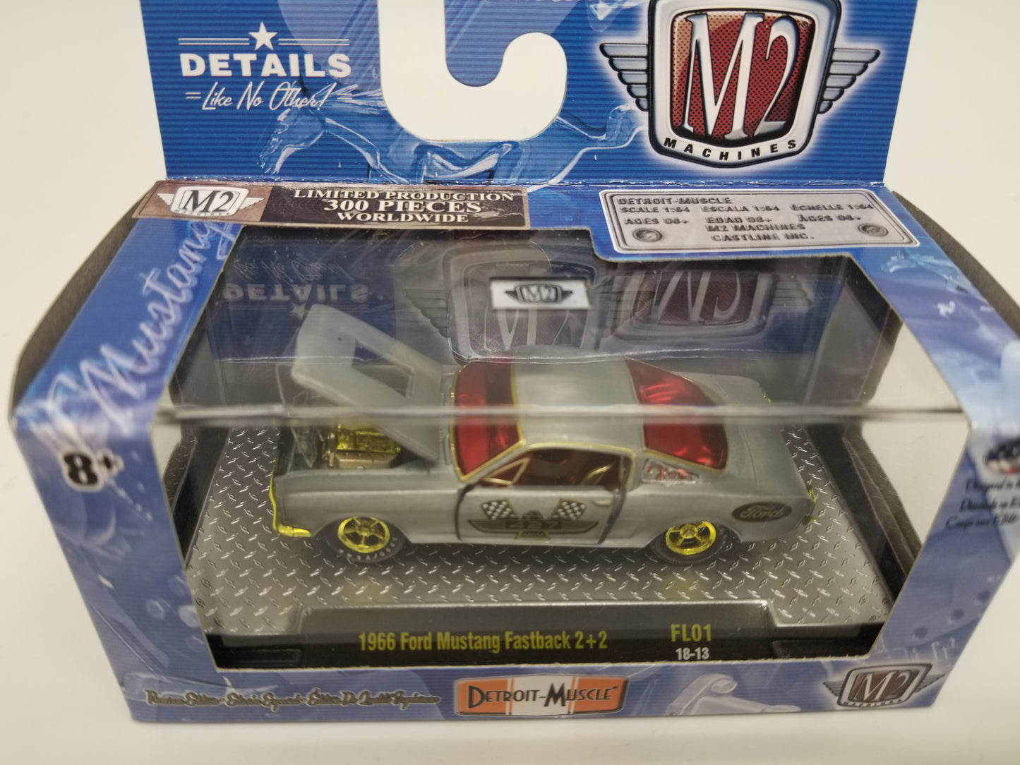 M2 SUPER CHASE - 1966 Ford Mustang Fastback 2+2