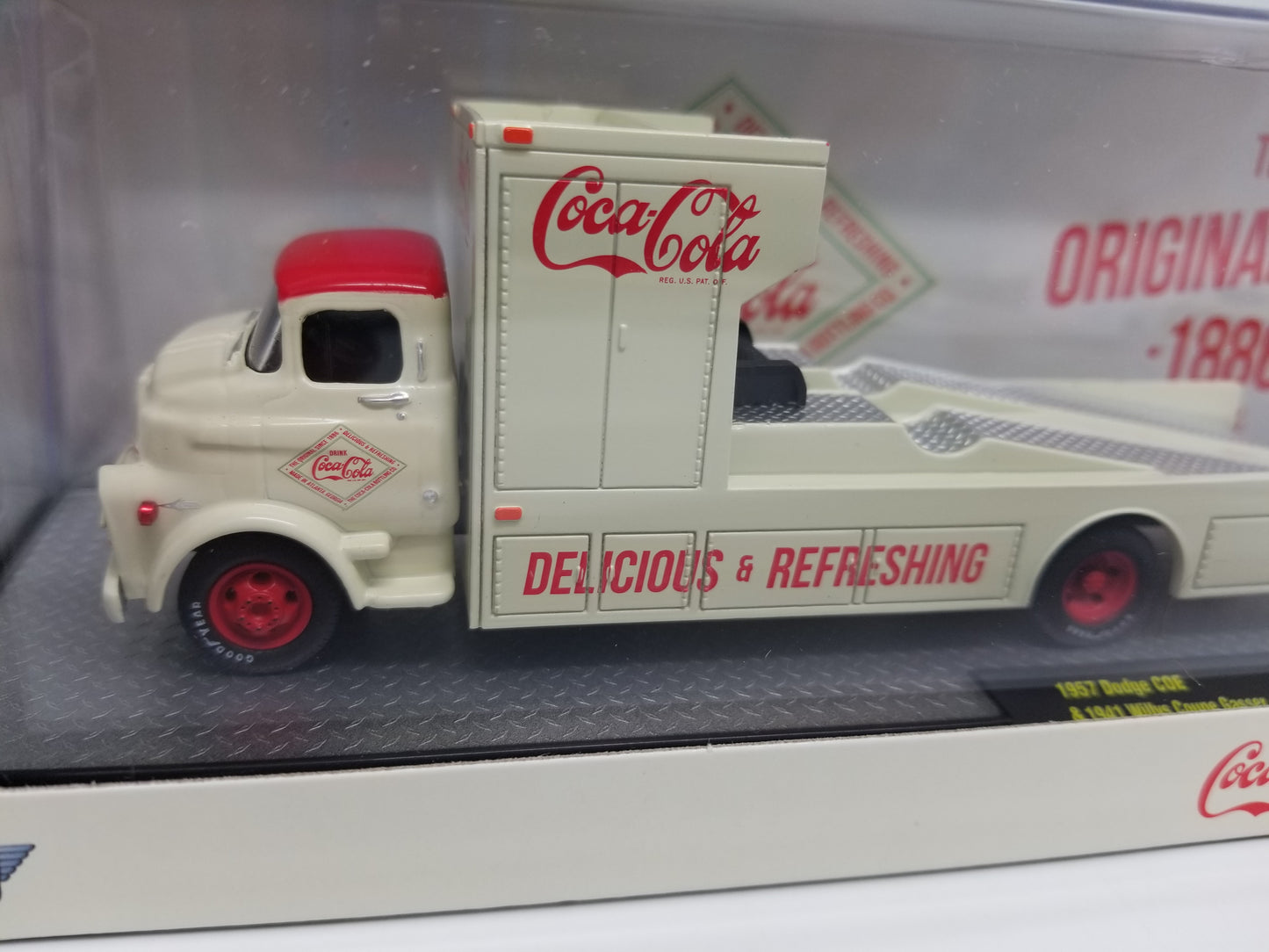 M2 1957 Dodge COE & 1941 Willys Coupe Gasser - Coca-Cola Auto Hauler