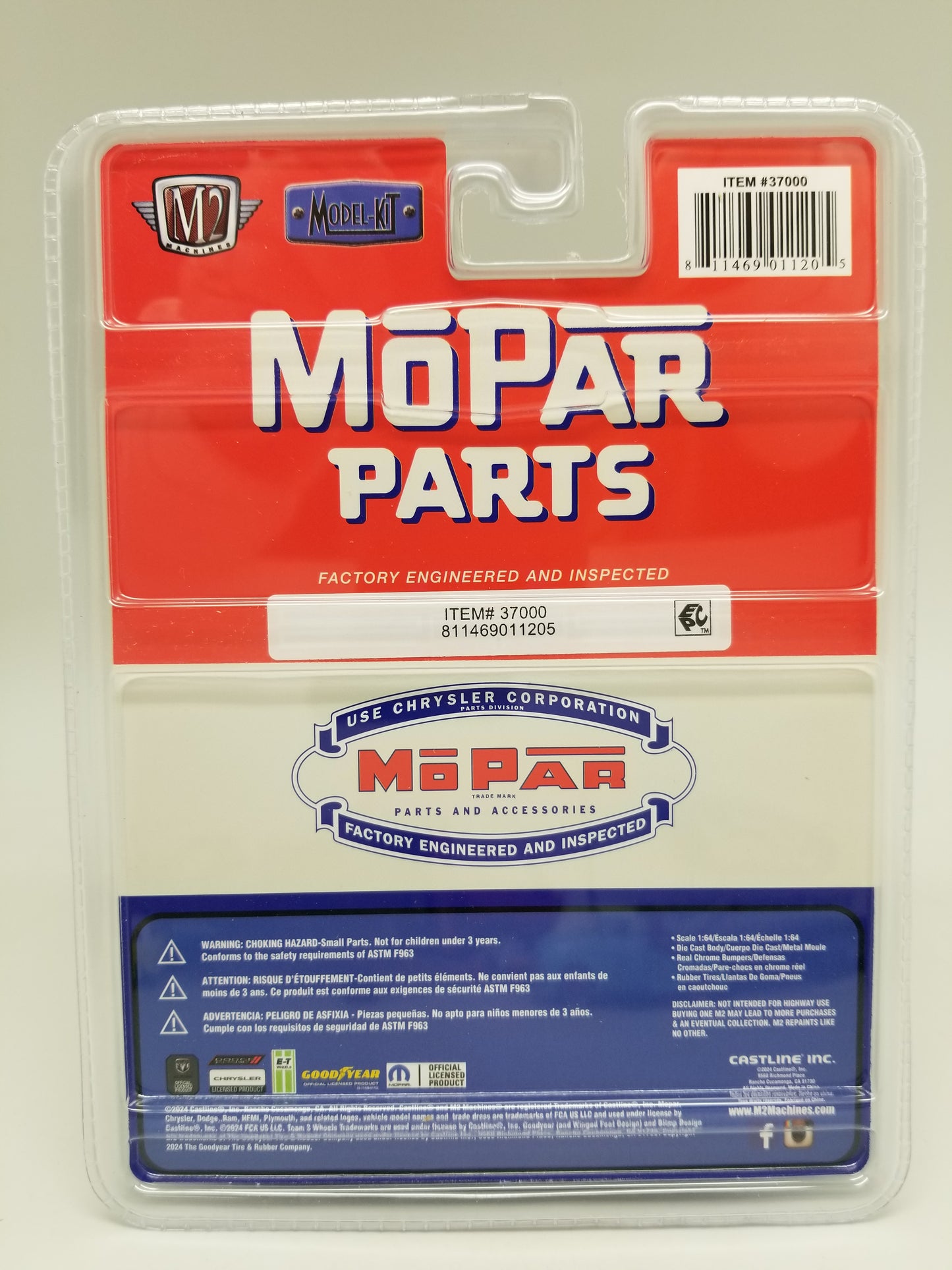 M2 1967 Dodge A100 Panel Van - Mopar Parts Model Kit