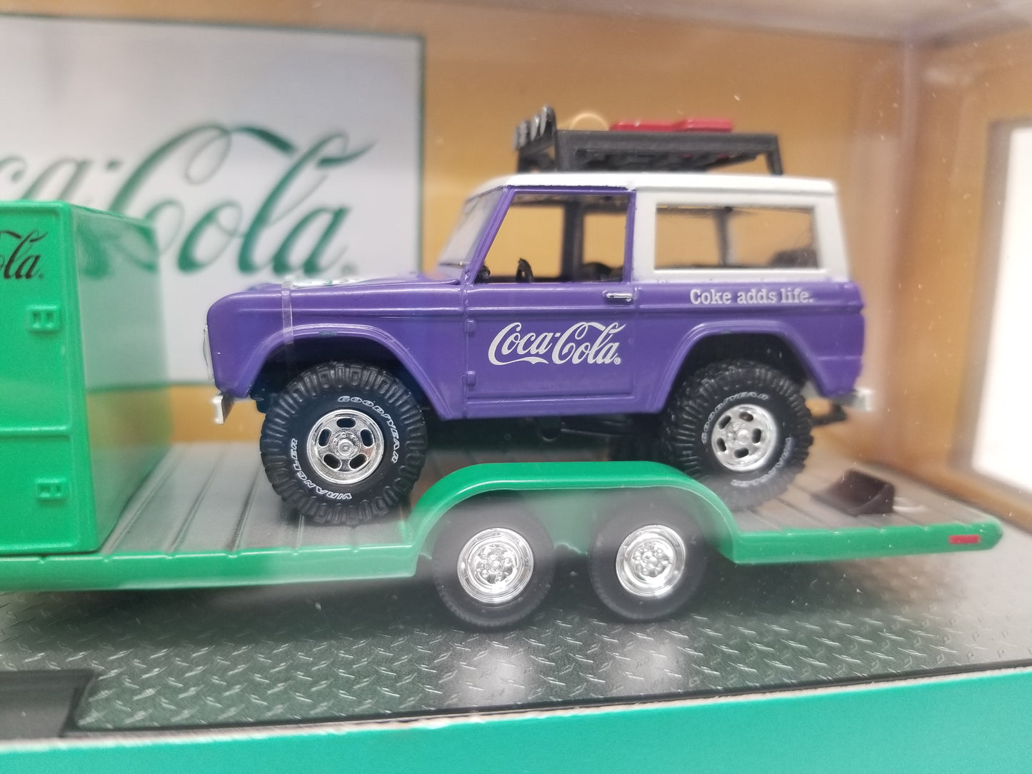 M2 1969 Ford F-100 Ranger 4x4 & 1966 Bronco - Coca-Cola Auto Hauler