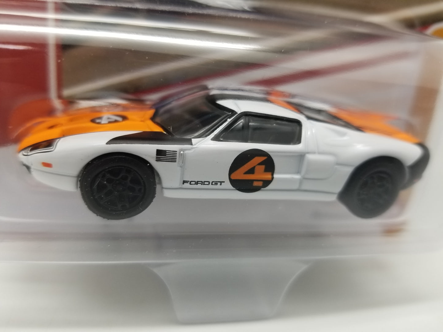 JL 2005 Ford GT - White - Classic Gold