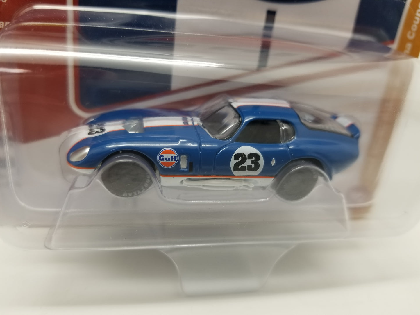 JL 1965 Shelby Cobra Daytona Coupe - GULF Dark Blue - Classic Gold