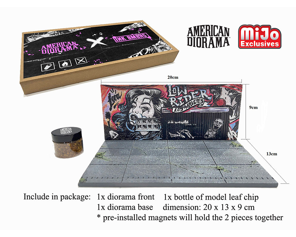 American Diorama - LA Street Art Diorama - Lowrider