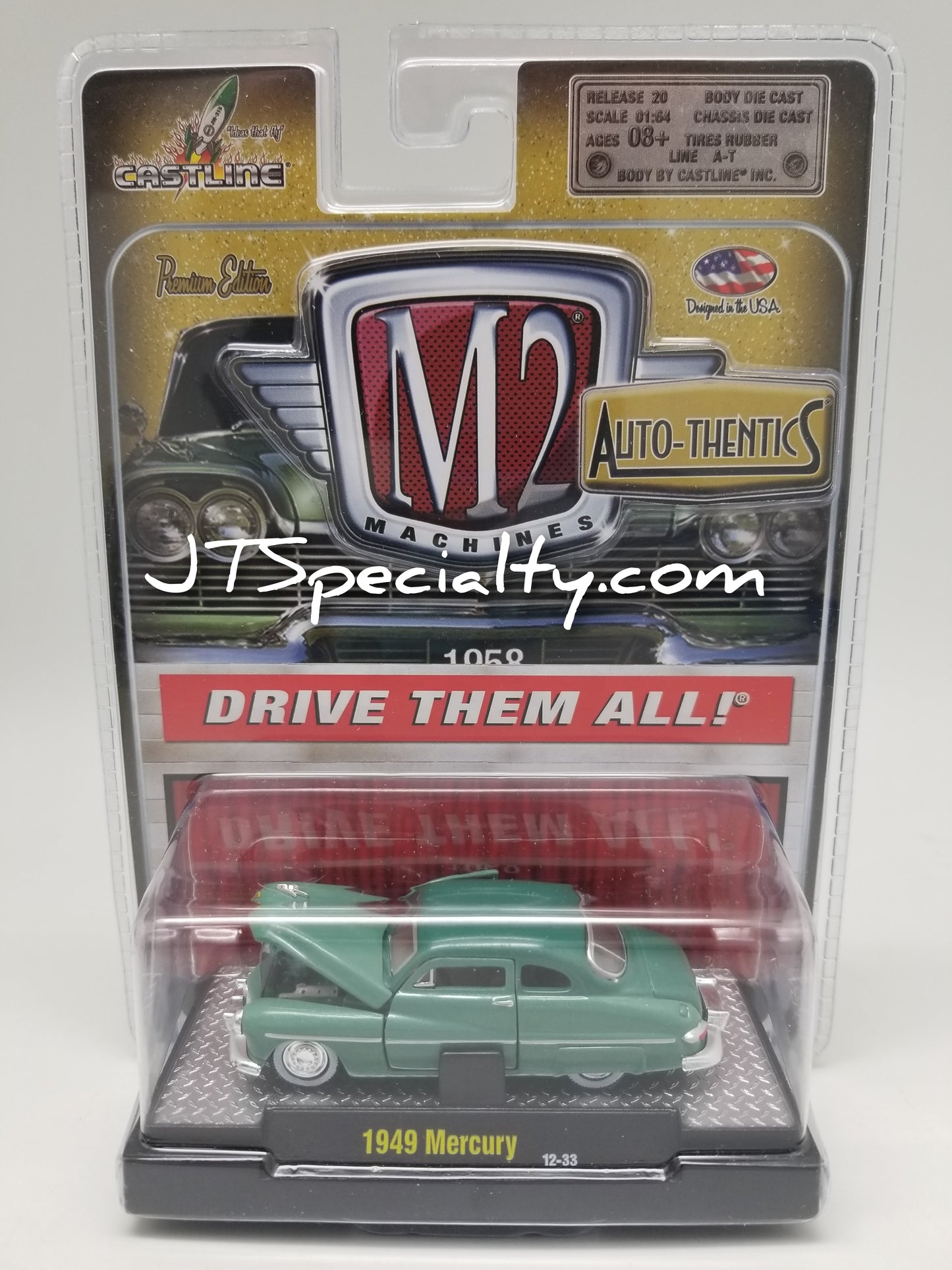 M2 1949 Mercury - Green - Auto-Thentics