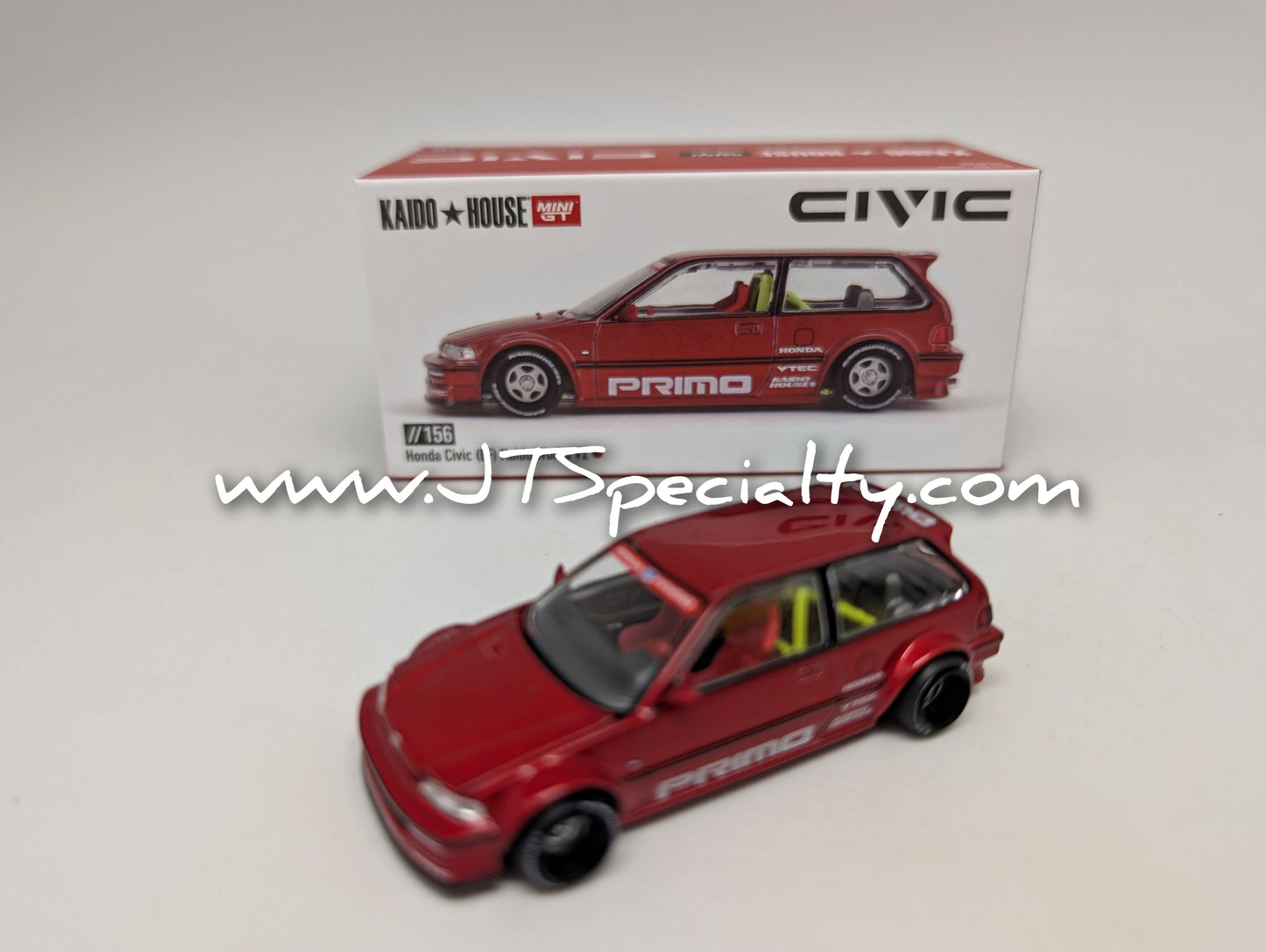 Kaido House 156 Honda Civic (EF) Kanjo - RED