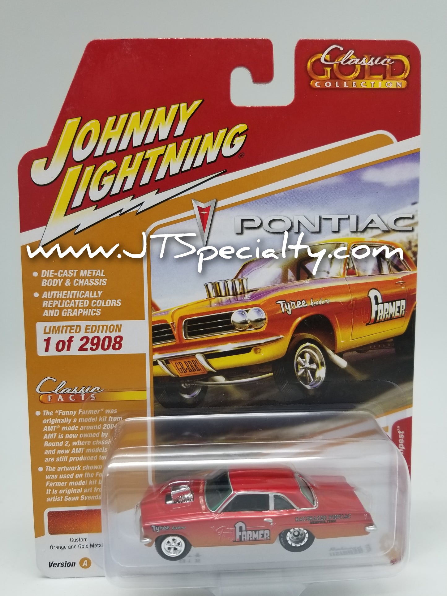 JL 1963 Pontiac Tempest - Orange/Gold - Classic Gold