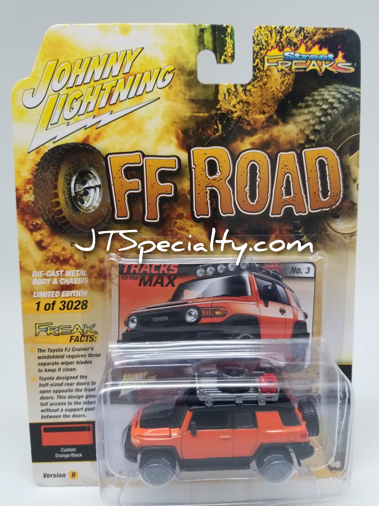 JL 2007 Toyota FJ Cruiser - Orang/Black - Street Freaks Off Road