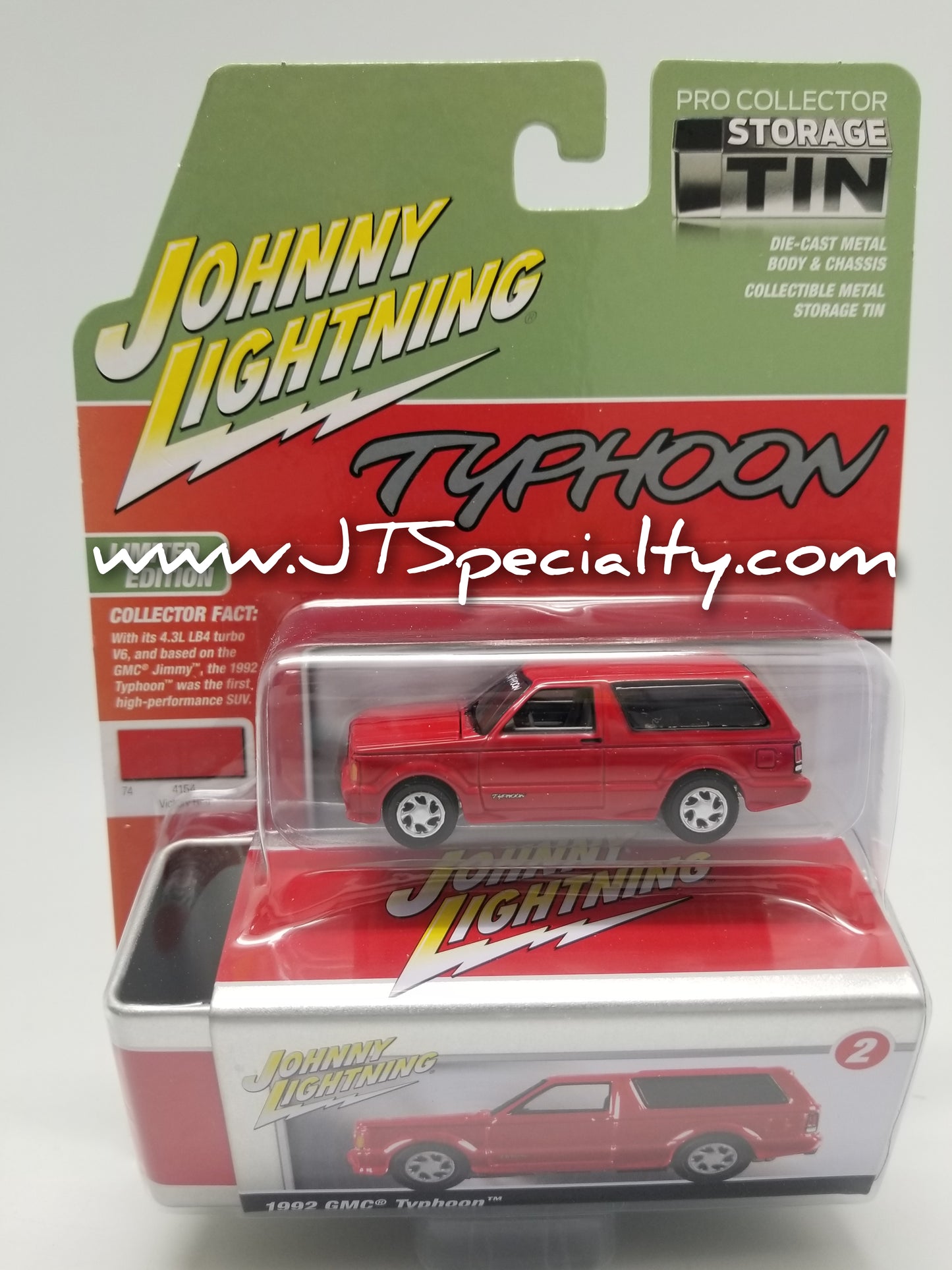 JL 1992 GMC Typhoon w/ Tin - Solid Red