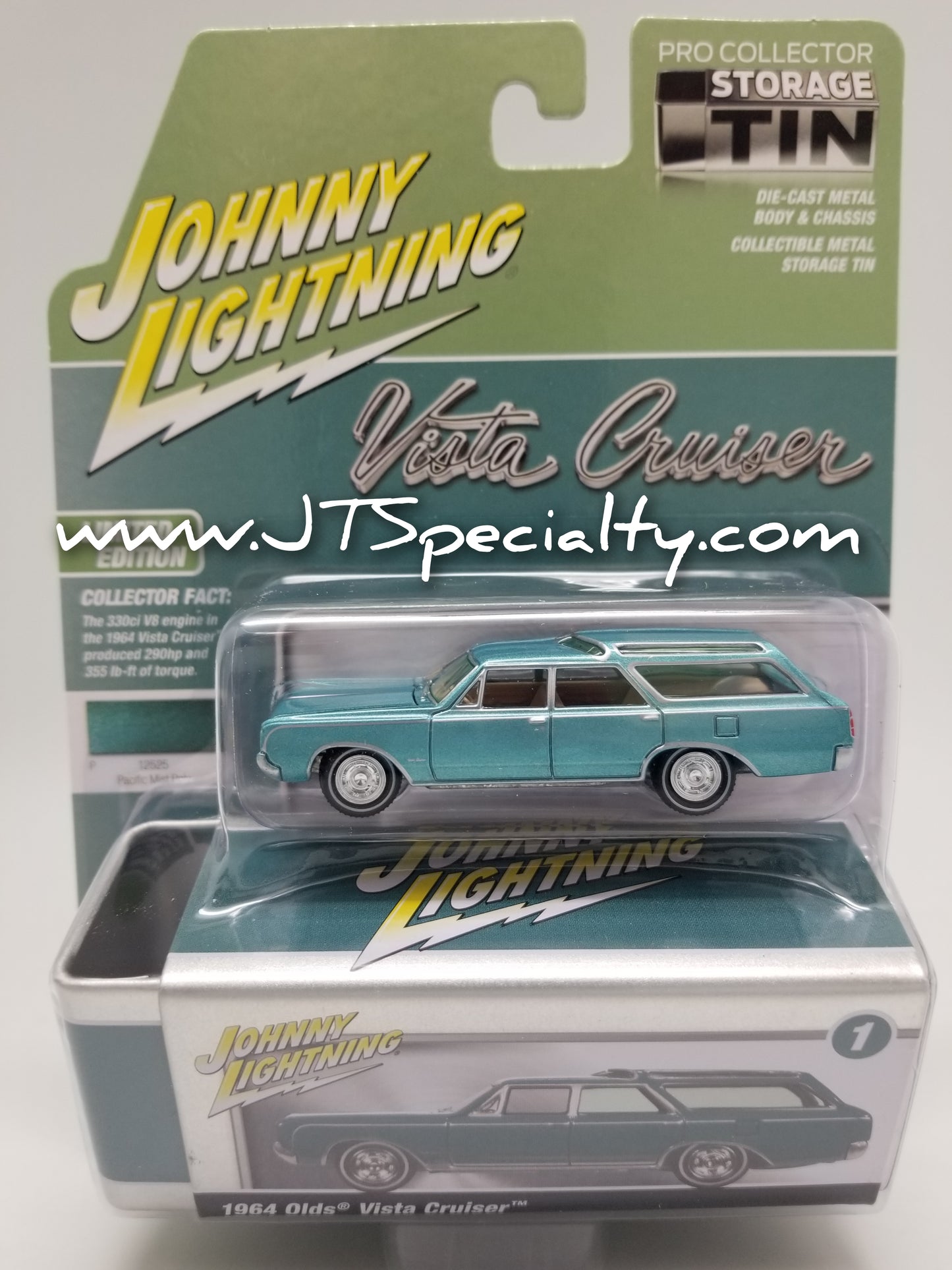 JL 1964 Olds Vista Cruiser w/ Tin - Pacific Mist Poly