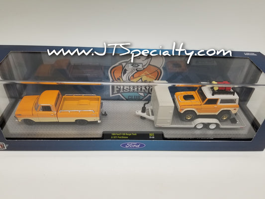 M2 1969 Ford F100 Ranger Truck & 1971 Bronco - Auto Hauler