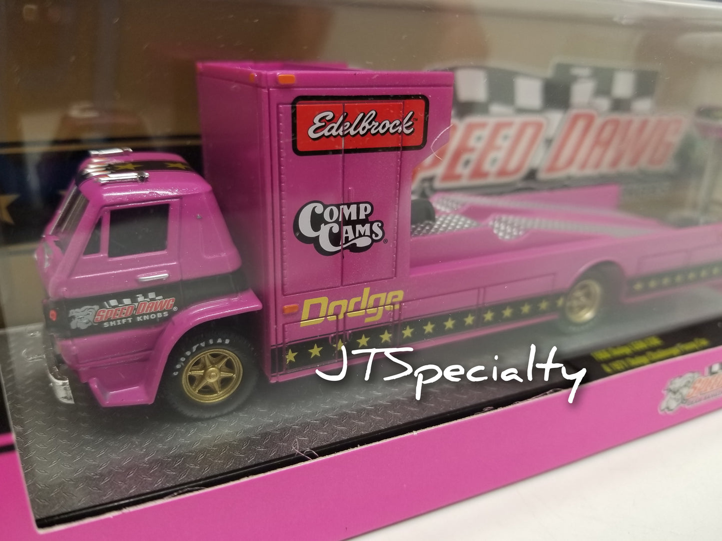 M2 1966 Dodge L600 COE & 1971 Challenger Funny Car - Auto Hauler
