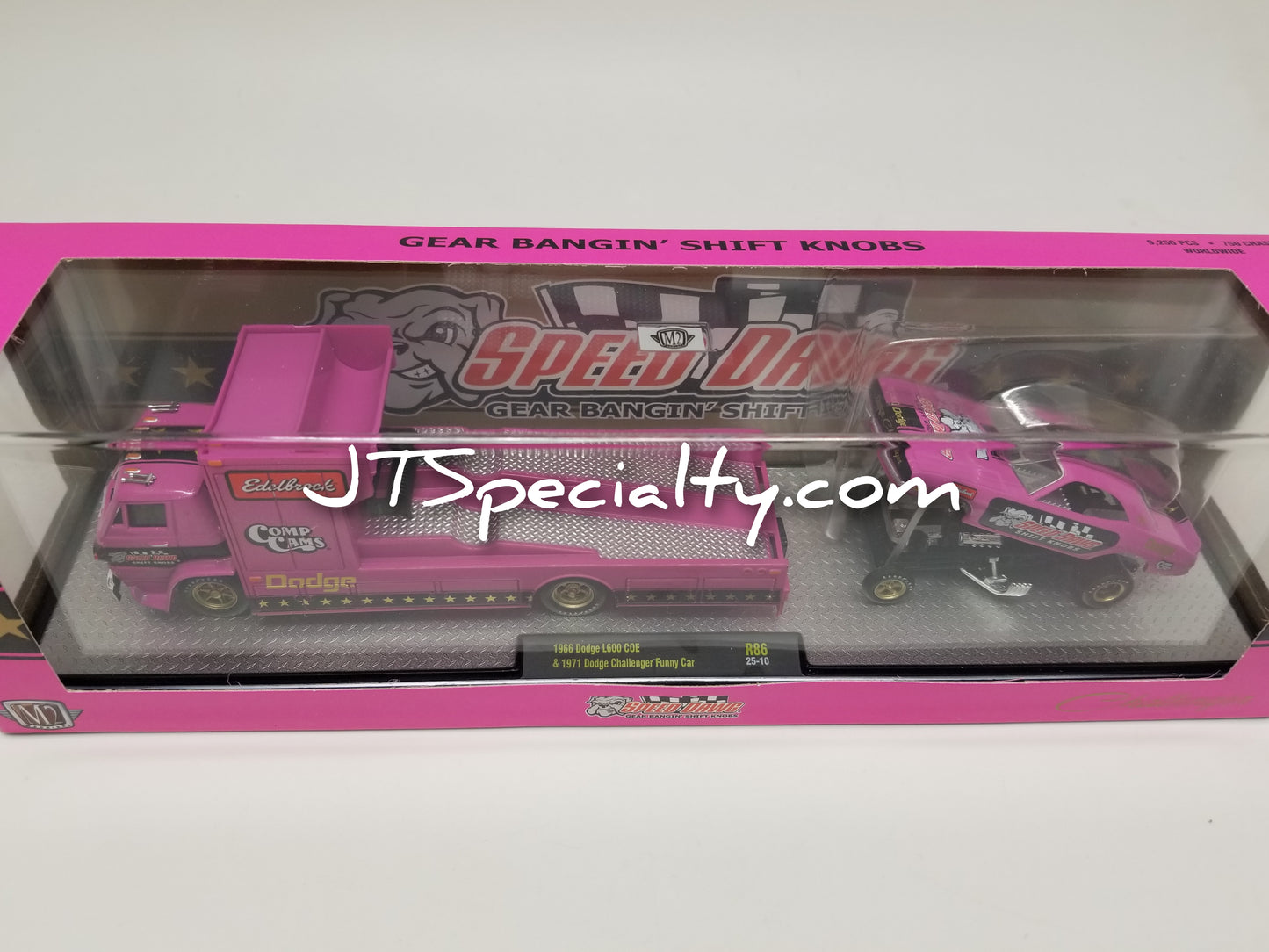 M2 1966 Dodge L600 COE & 1971 Challenger Funny Car - Auto Hauler