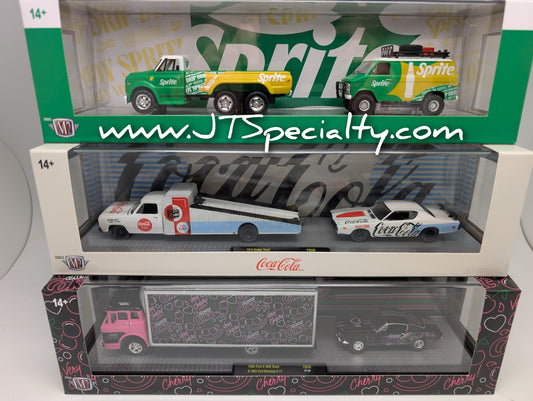 M2 56000-TW38 Coca-Cola/Sprite/Fanta Auto Hauler - Set of 3