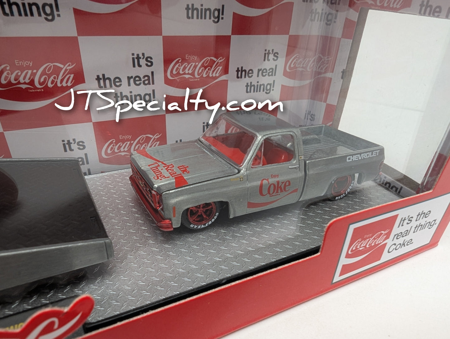 M2 SUPER CHASE 1970 Chevrolet C60 & 1979 Silverado Auto Hauler - Coca-Cola