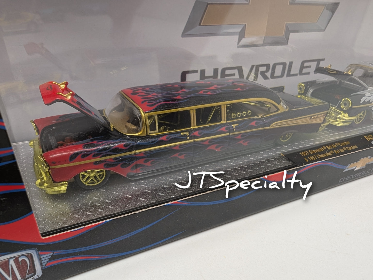 M2 CHASE 1957 Chevrolet Bel Air Custom Stretch Rods - Auto Hauler