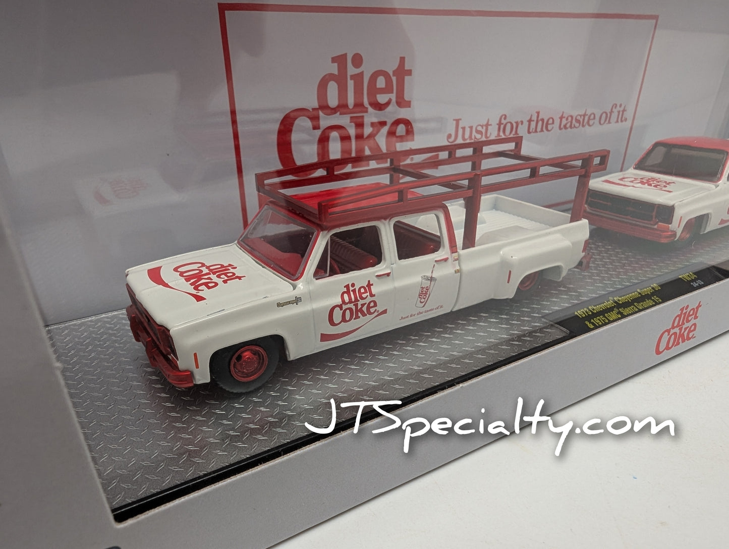 M2 CHASE 1973 Chevrolet Super 30 & 1975 GMC Sierra Grande 15 - Diet Coke Auto Hauler