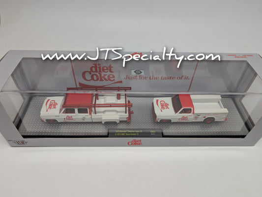 M2 CHASE 1973 Chevrolet Super 30 & 1975 GMC Sierra Grande 15 - Diet Coke Auto Hauler
