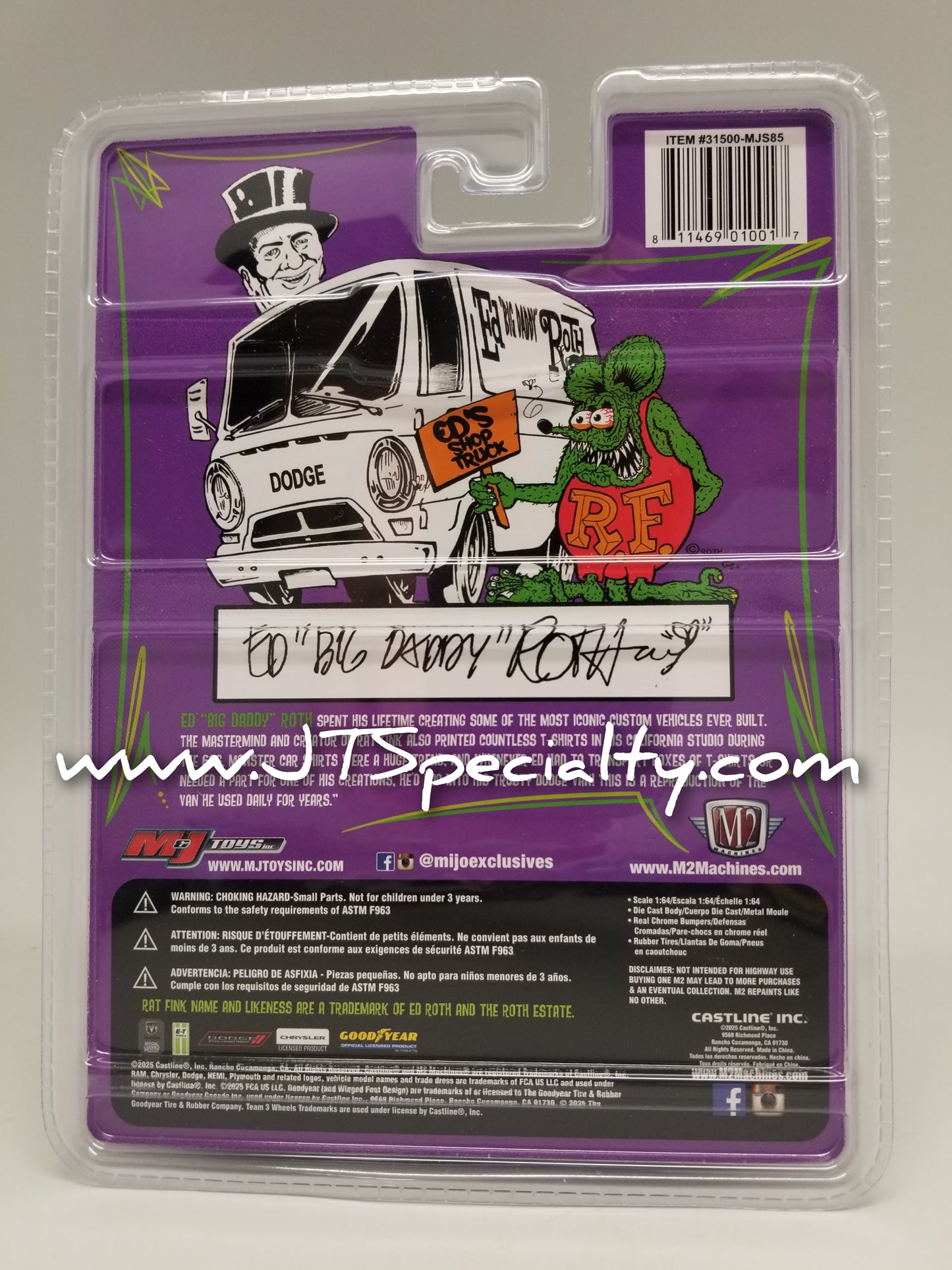 M2 1964 Dodge A100 Panel Van - RATFINK Ed Roth - MiJo