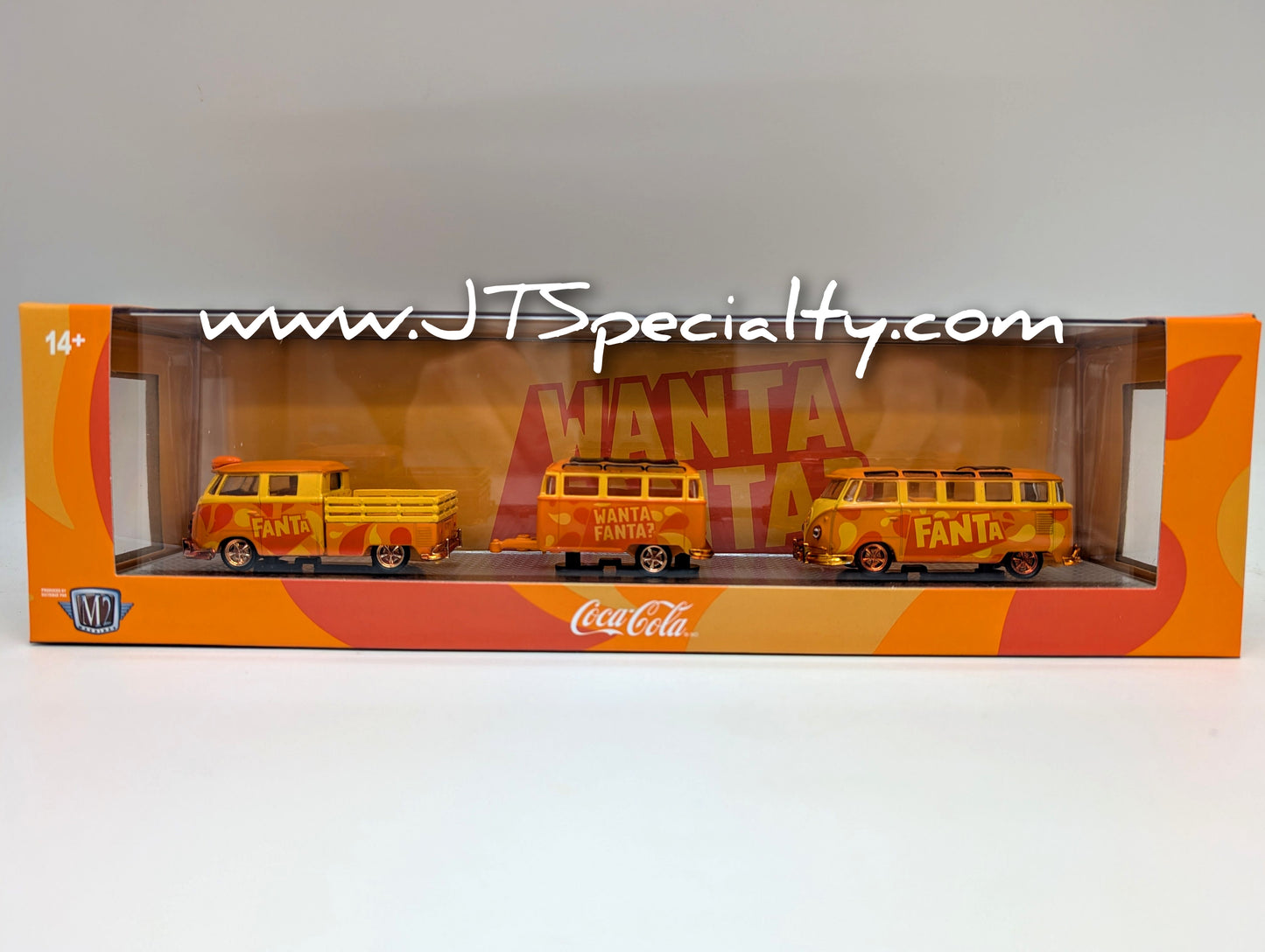 M2 CHASE 1960 VW Double Cab Truck & 1960 VW 15-Window Bus – Fanta Auto Hauler