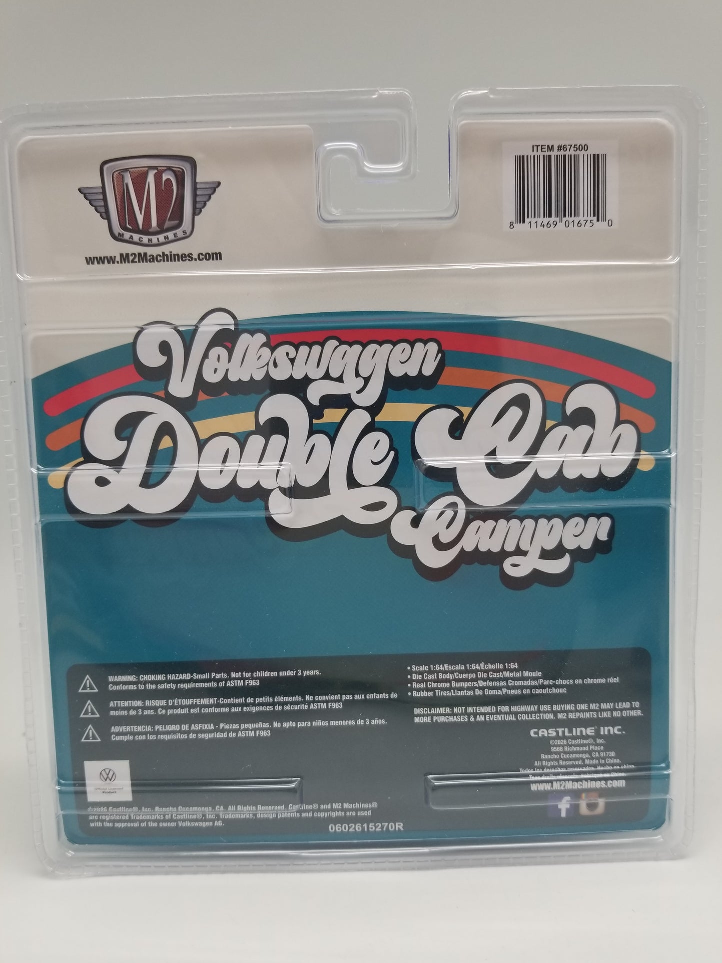 M2 1959 VW Double Cab Truck USA Model - Auto-Figs
