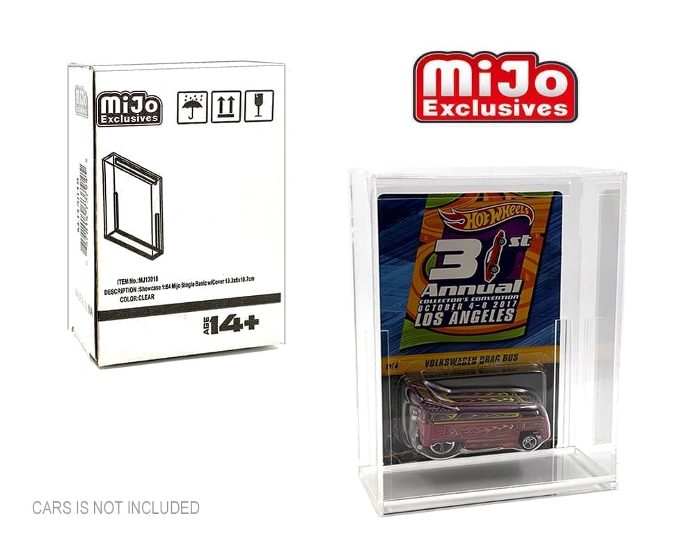 SHOWCASE - Hard Side Hot Wheel Protector - Acrylic Plastic