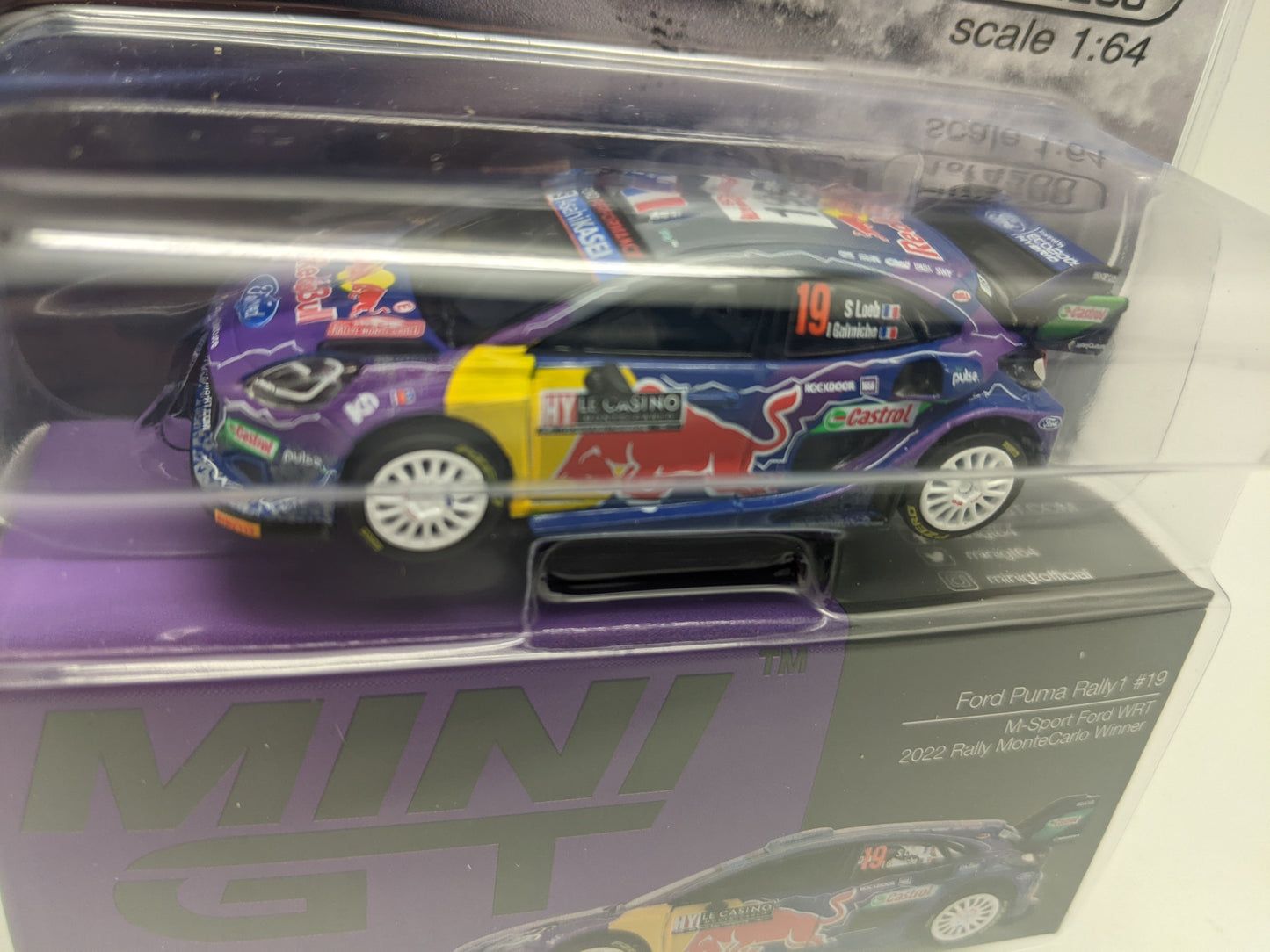 Mini GT 0533 Ford Puma Rally1 #19 - M-Sport Ford WRT