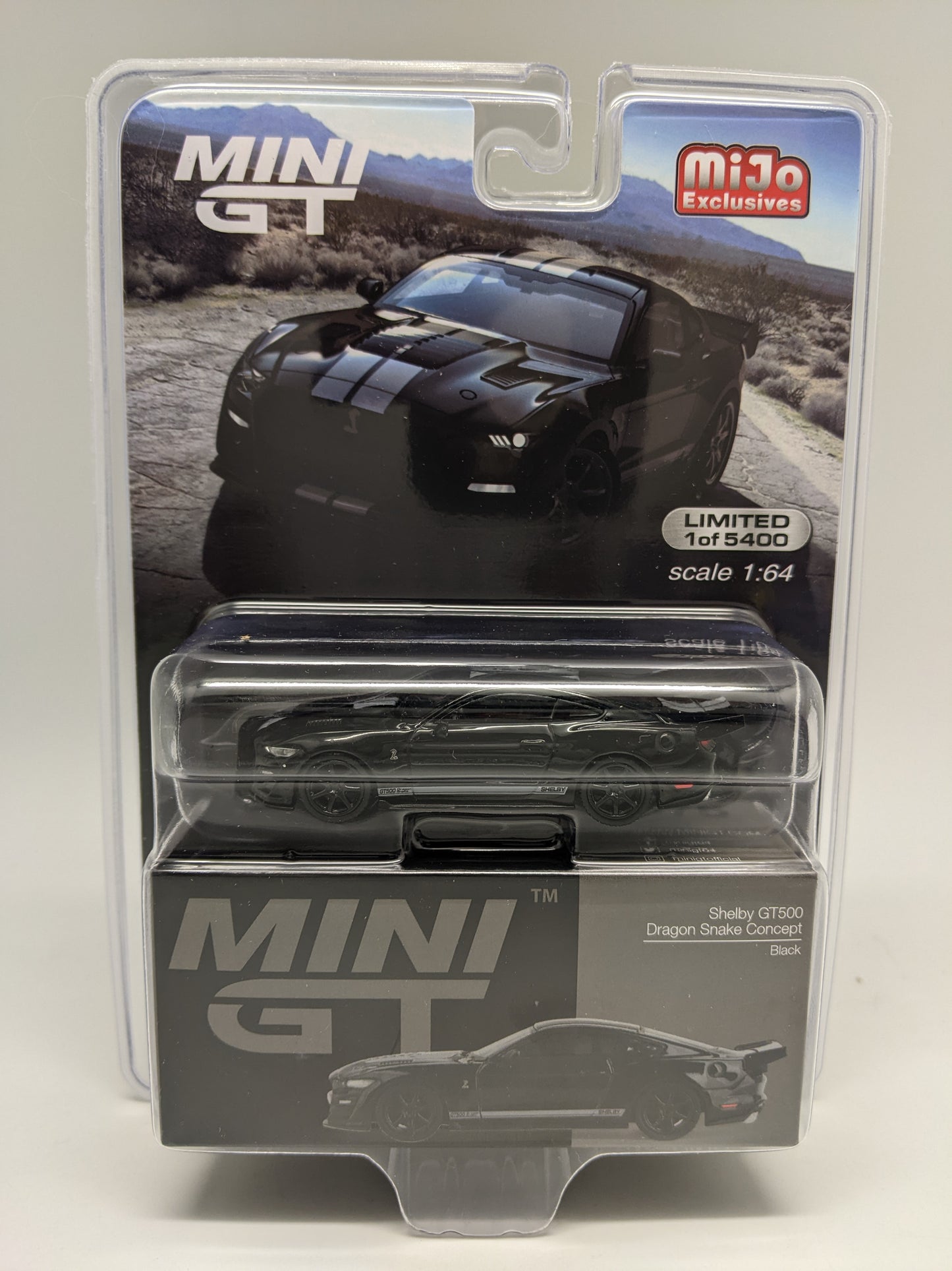 Mini GT 0575 Shelby GT500 Dragon Snake Concept - Black
