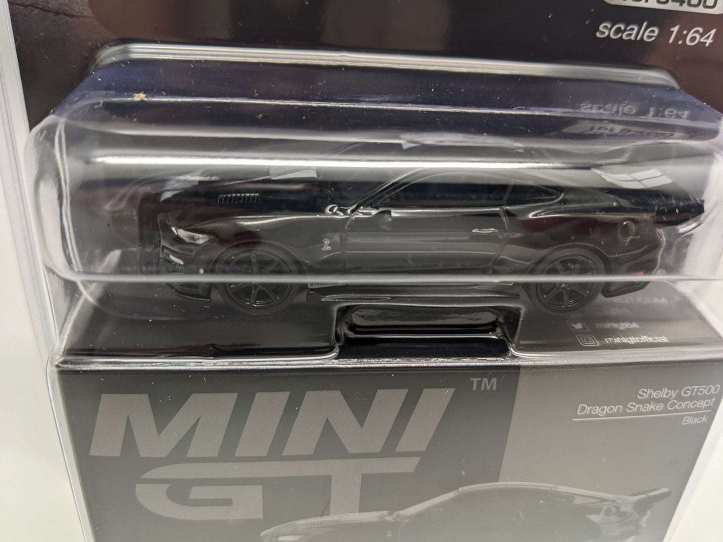 Mini GT 0575 Shelby GT500 Dragon Snake Concept - Black