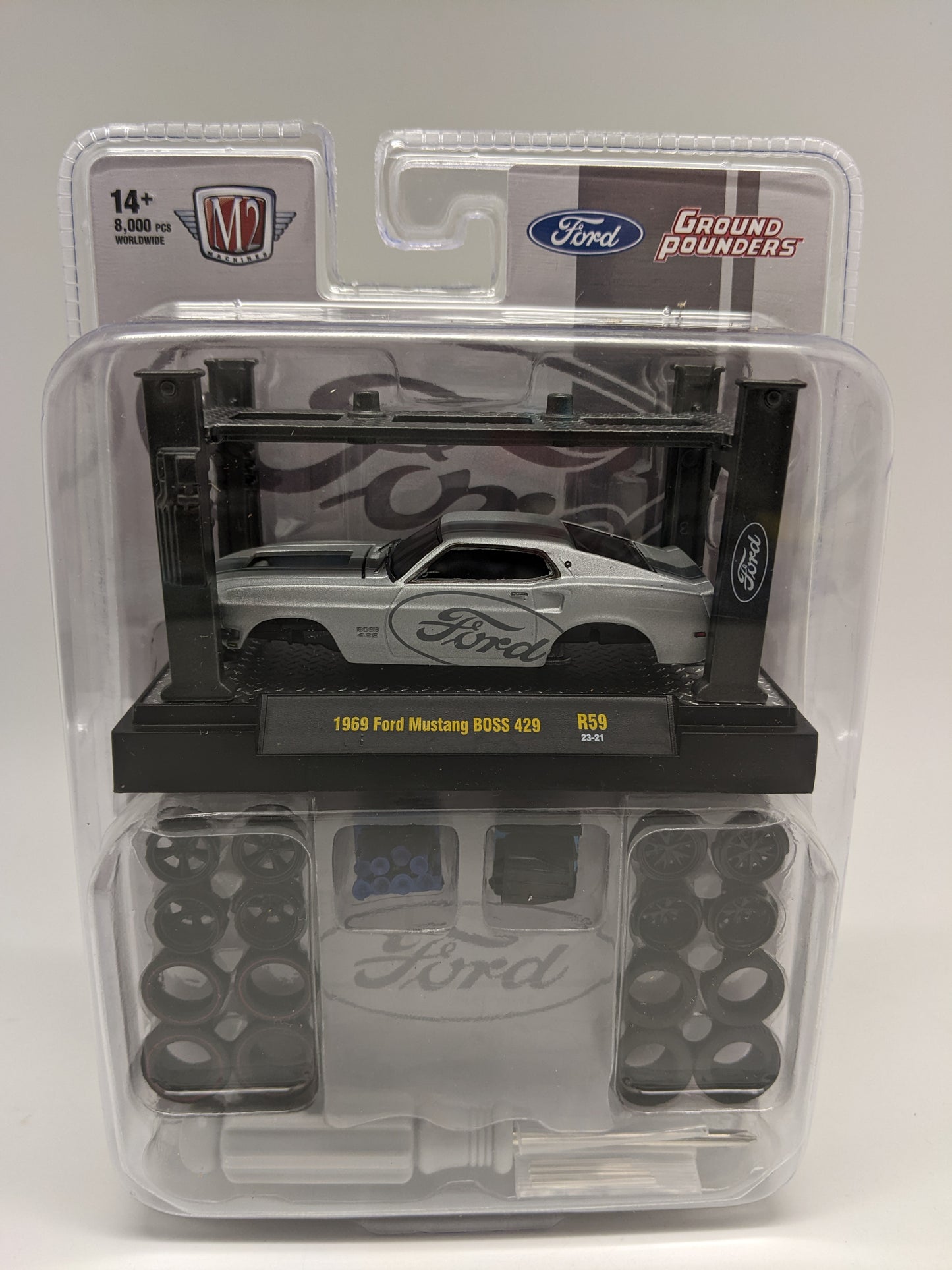 M2 1969 Ford Mustang BOSS 429 - Ground Pounders Model Kit
