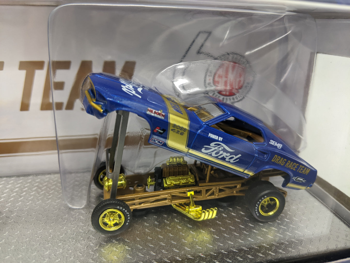 M2 CHASE - 1969 Ford F350 & Mustang Funny Car - SEMA 2023