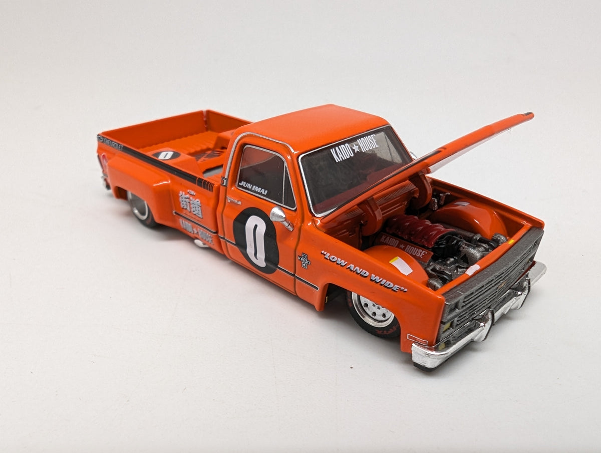 Kaido House *OPEN BOX* 090 Chevrolet Silverado Dually - ORANGE