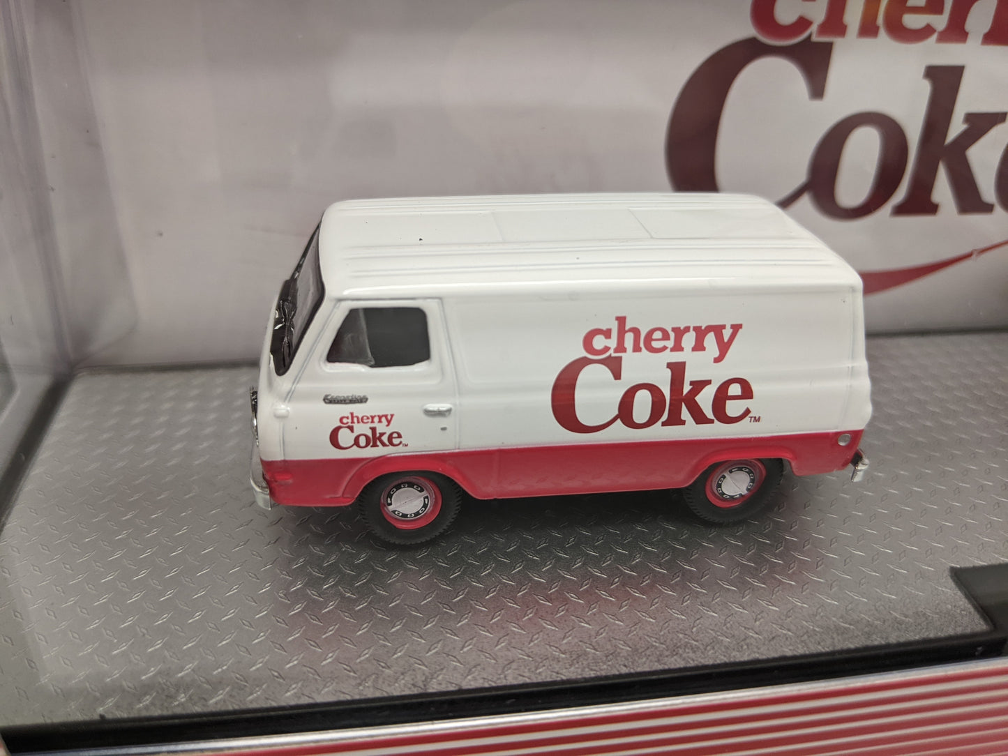 M2 1965 Ford Econoline Delivery Van & 1990 Ford Mustang GT Cherry Coke Auto Hauler