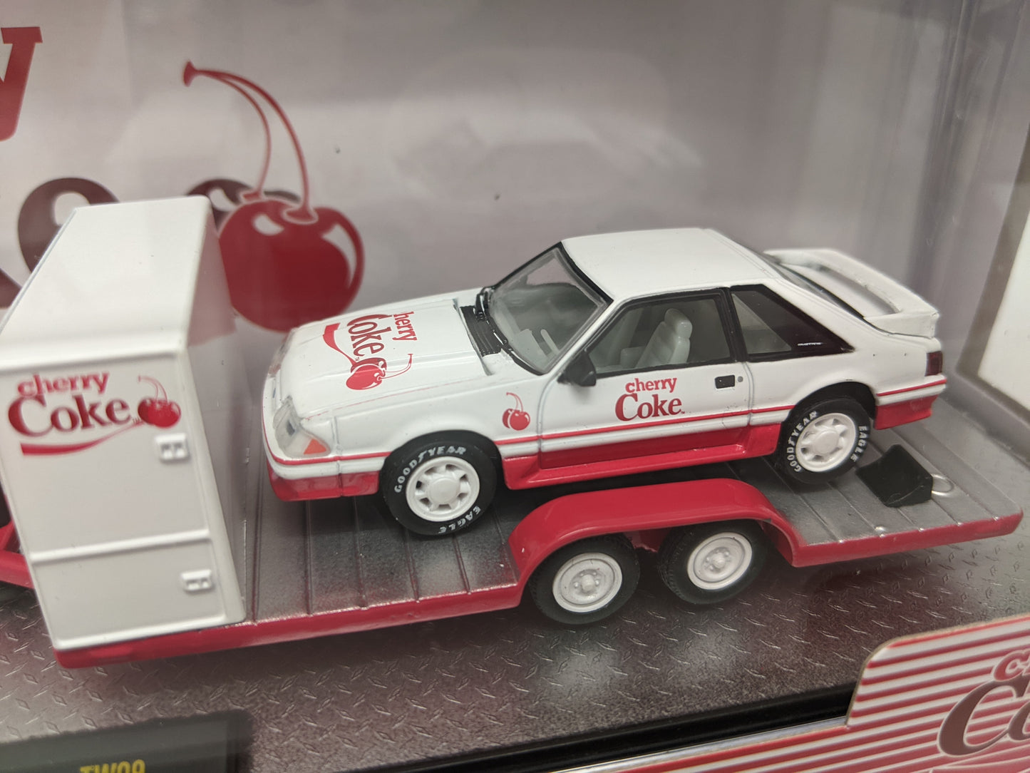 M2 1965 Ford Econoline Delivery Van & 1990 Ford Mustang GT Cherry Coke Auto Hauler