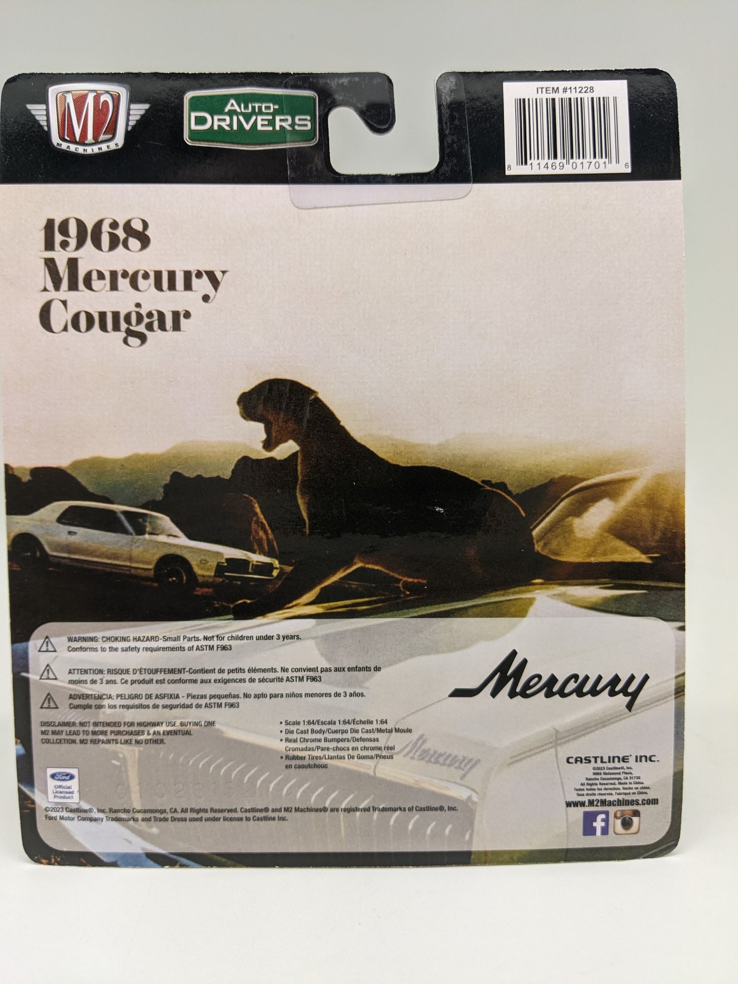 M2 1968 Mercury Cougar XR-7 Auto Drivers