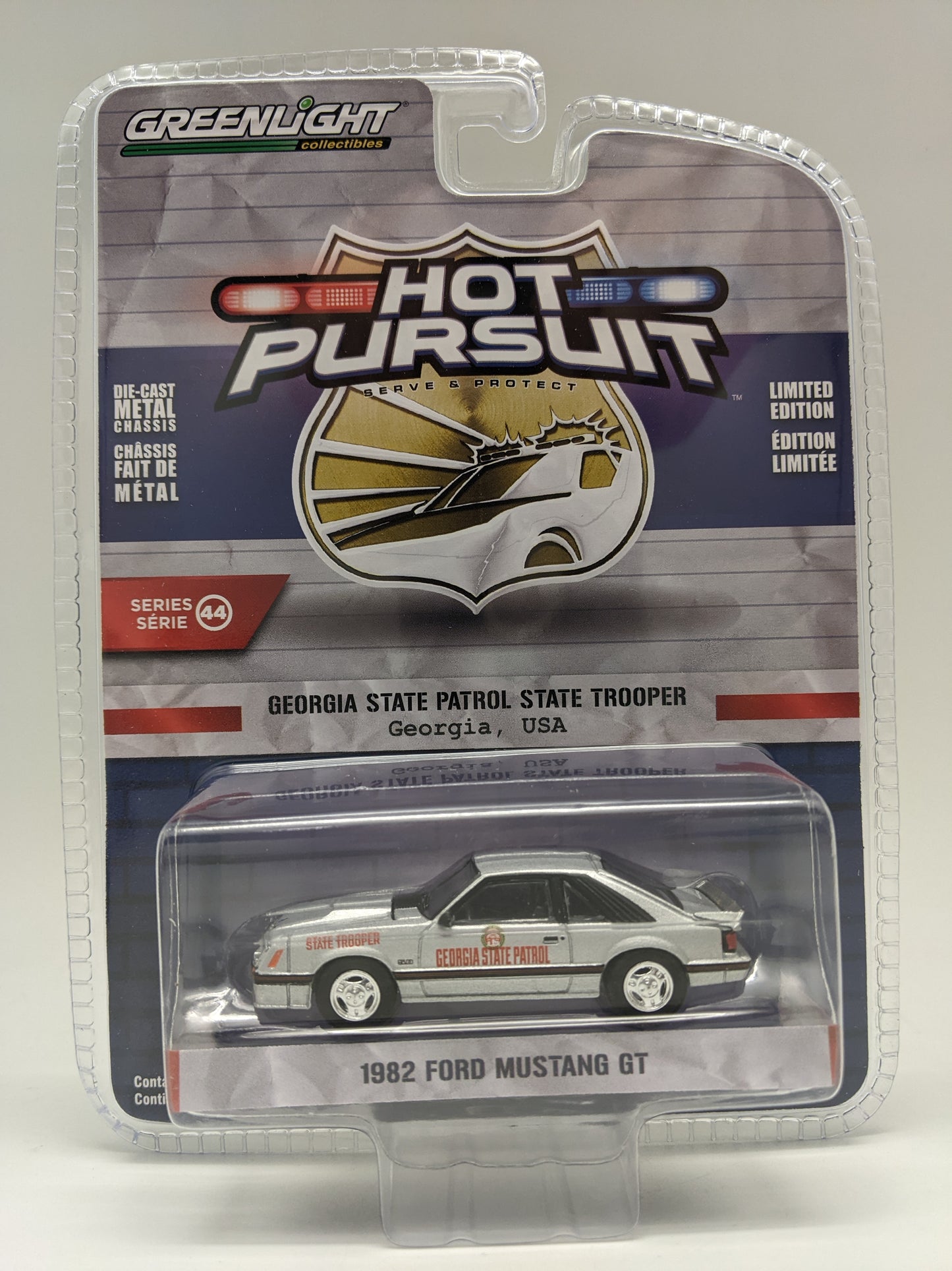 GL - 1982 Ford Mustang GT - Hot Pursuit - Georgia State Patrol State Trooper