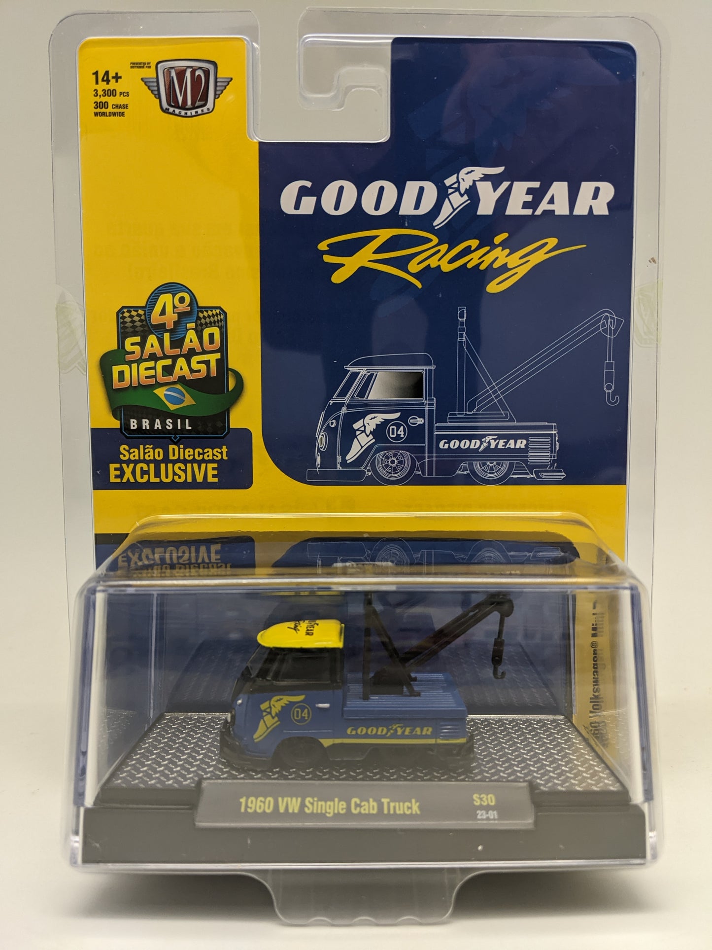 M2 Brazil Exclusive - 1960 VW Single Cab Truck - Goodyear Racing