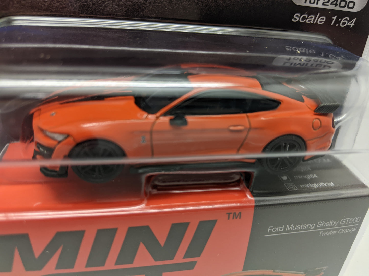 Mini GT 0505 - Ford Mustang Shelby GT500 - Twister Orange
