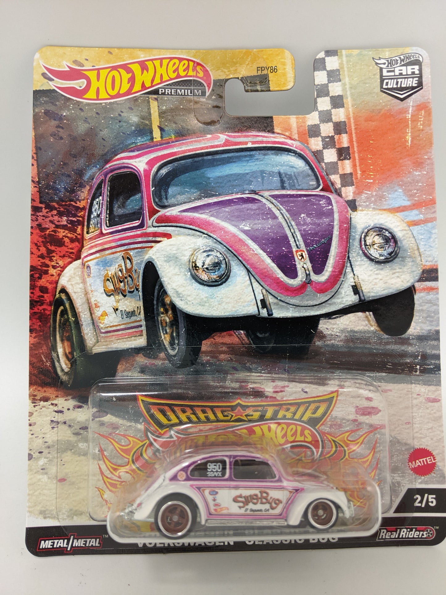 Hot Wheels Car Culture Drag Demons Volkswagon "Classic Bug"