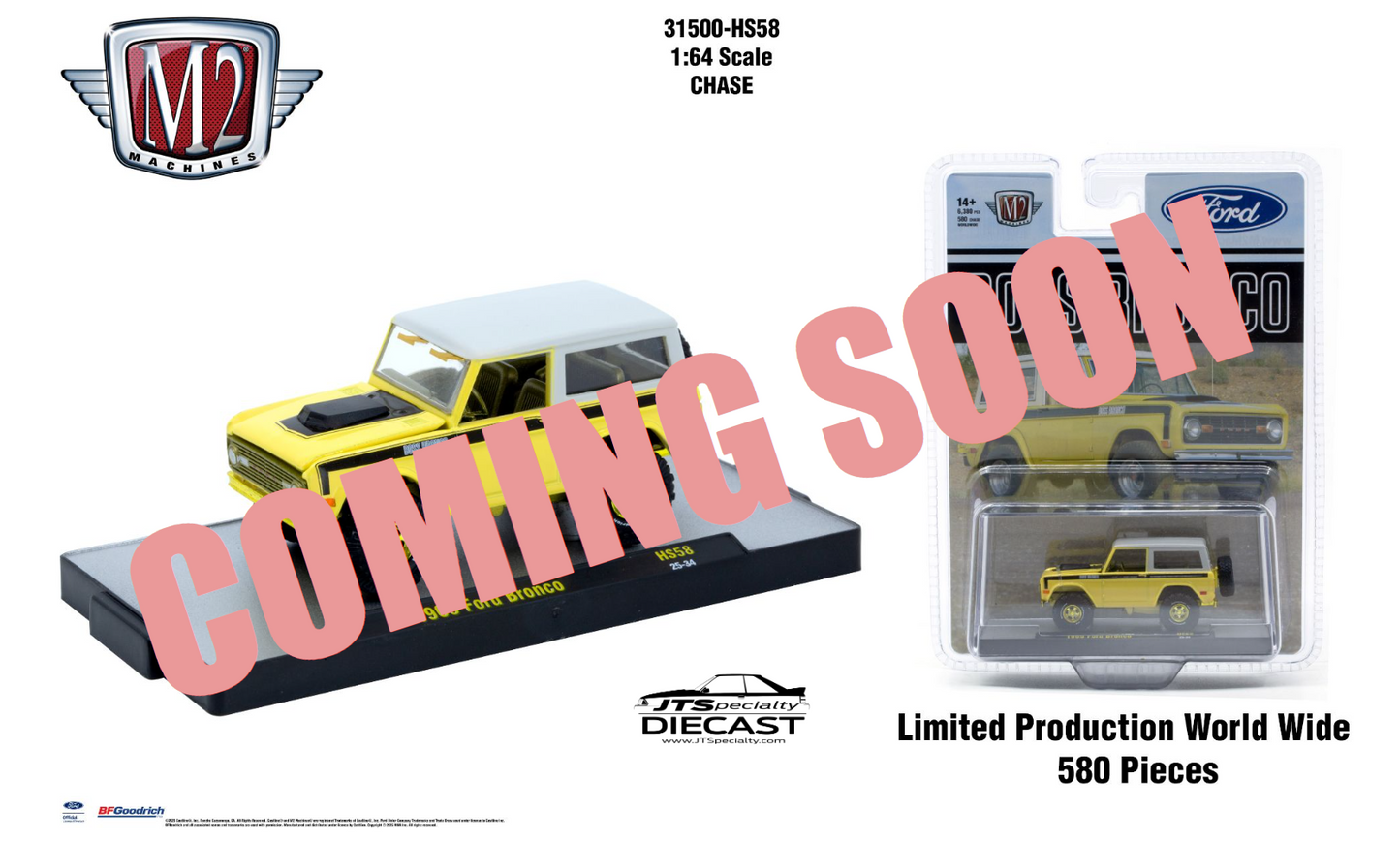 M2 CHASE 1969 Ford Bronco - HOBBY SPECIAL