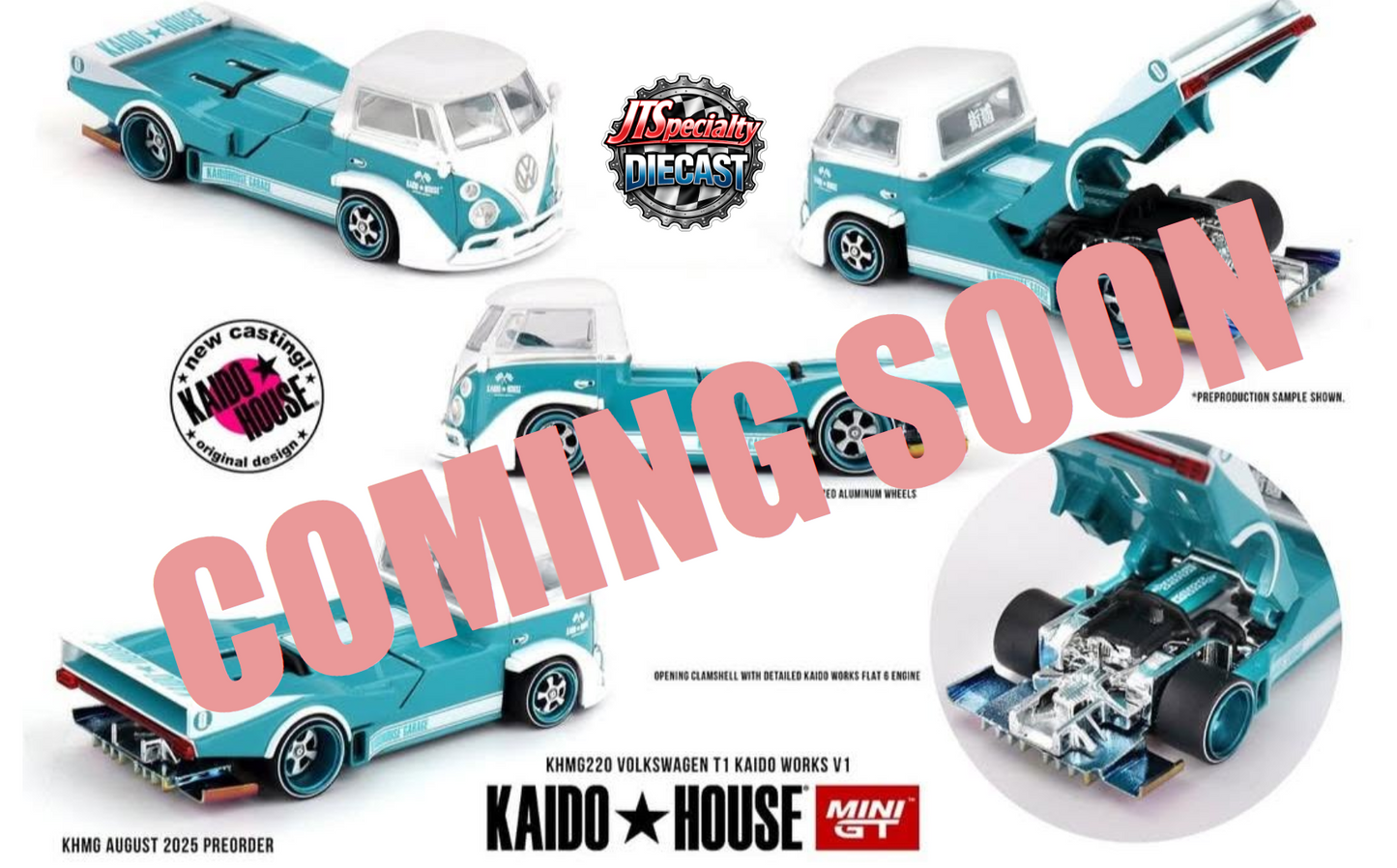 Kaido House 220 VW T1 - Turquoise/White
