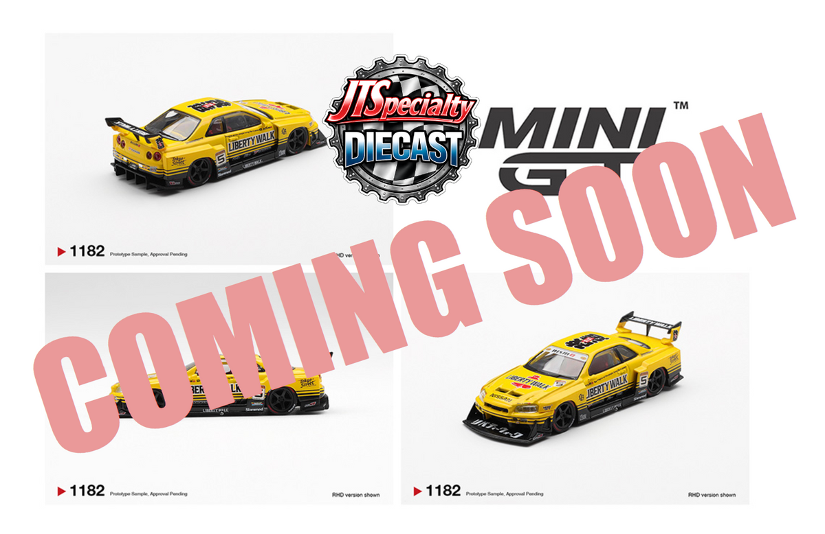Mini GT 1182 - Nissan LB-ER34 Super Silhouette Skyline Sport YL