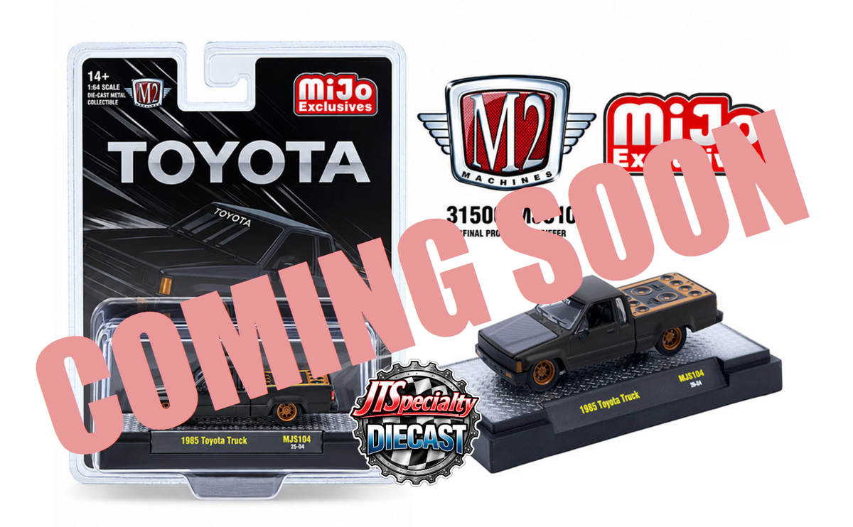 M2 1985 Toyota Truck – Matte Grey w/ Carbon Hood- MiJo
