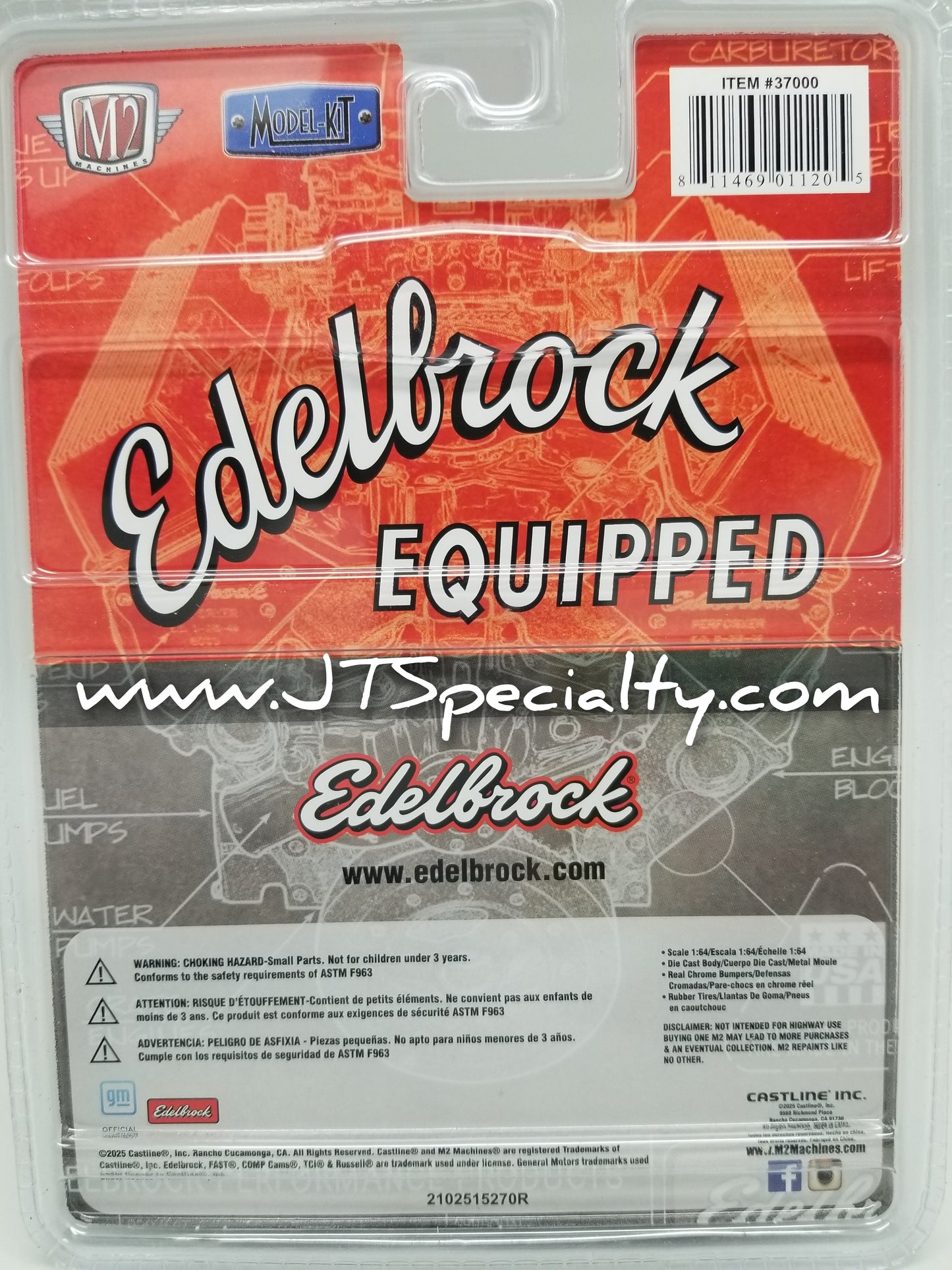 M2 1969 Chevrolet Camaro RS/SS 396 - Edelbrock Model Kit