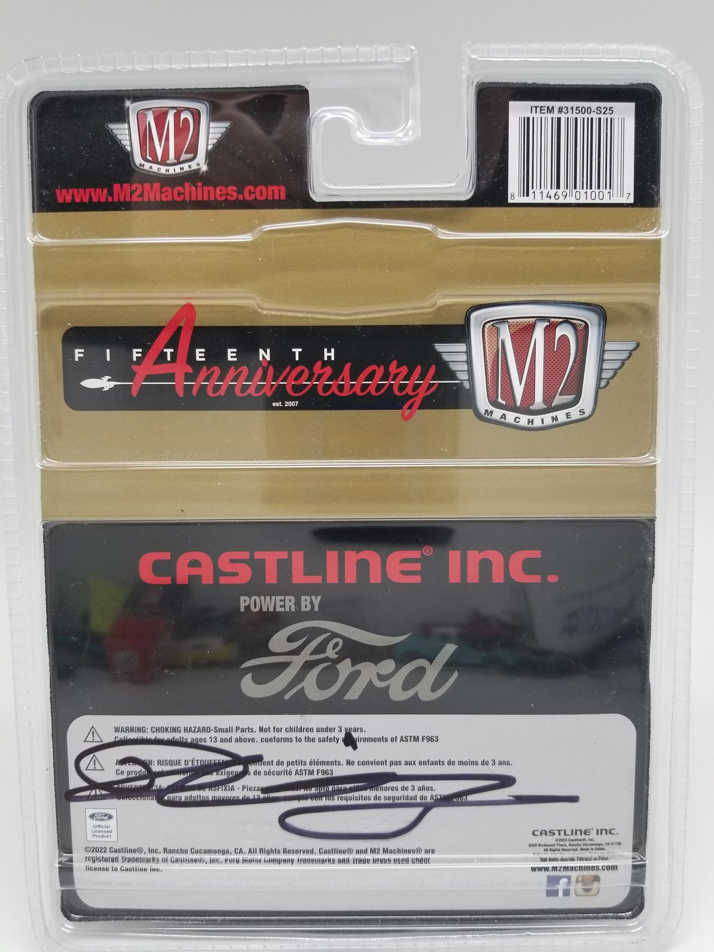 M2 CHASE 1963 Ford AUTOGRAPHED Econoline Van - Castline Inc. 15th Anniv