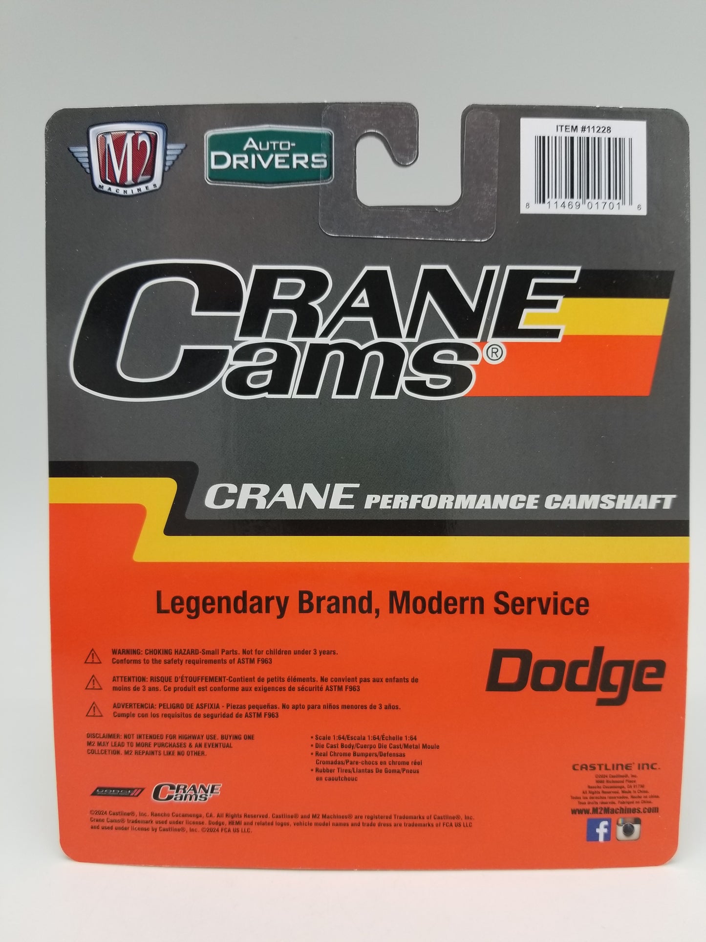 M2 1966 Dodge Charger HEMI - Crane Cams